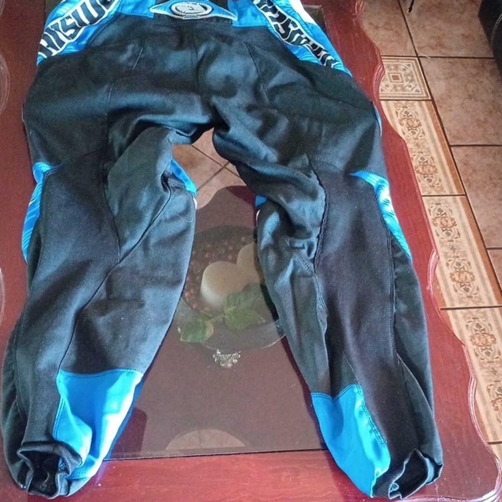 Answer Motocross Racing Riding Men's Black and Blue Pants - Picture 15 of 16